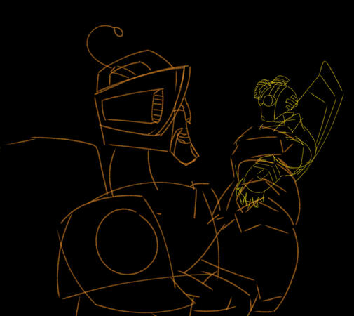 halfbody sketch
